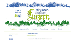 Desktop Screenshot of mittelaltermarkt-luzern.ch